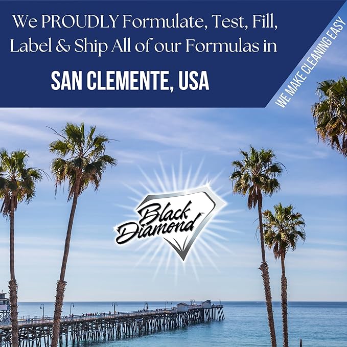 Black Diamond Stoneworks Granite Counter Cleaner: USDA Certified BIOBASED- Safe for Granite and other stone countertops. Safe for food contact formula to keep your countertops looking fresh and clean!