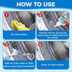 Mold Stain Remover Gel, Heavy Duty Washing Machine Cleaner, Multifunctional Stain Remover, Use on Home Sink,Toilet, Washing Machine, Seal Bathroom, Tile Grout Stains (8 Fl oz)