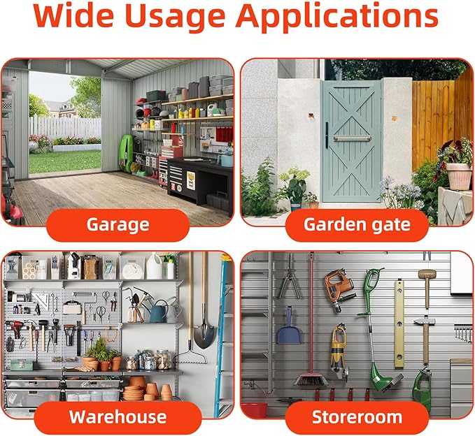 2 Pack Chainsaw Holder, Wall Mount Chainsaw Hanger, 180 LB Heavy Duty Chainsaw Rack Storage Hook for Garage Organizer, Chainsaw Accessories, Universal Fit for Stihl, Poulan, Poulan Pro, Husqvarna