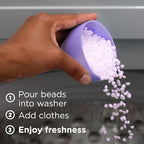 Downy Light Laundry Scent Booster Beads, White Lavender Scent, 12.2 OZ, In-wash fabric beads designed to be gentle with a light boost of scent, No Heavy Perfumes