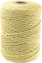 4mm x 400 Feet Yellow Jute Rope, Twine for Gardening Tomato Climbing Plant Tie Floristry Crafts Gift Wrapping Packing Decor