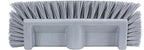 SPARTA Multi-Level Tile Scrub Brush 12" Wide Brush Head, Heavy-Duty Tile Cleaning Brush with End Bristles for Commercial Tiles, Tubs and Floor, Plastic, 12 Inches, Gray
