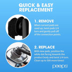 Peeps Carbon Klean Eyeglass Cleaner Replacement Pads, Efficient and Durable Carbon Microfiber Technology - Exclusively Used by NASA (1000 Uses)