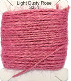 Jute Twine 15m Long Twine String for Crafts Gift Wrapping Packing Gardening Crochet Knitting Macrame Decor (Light Dusty Rose)