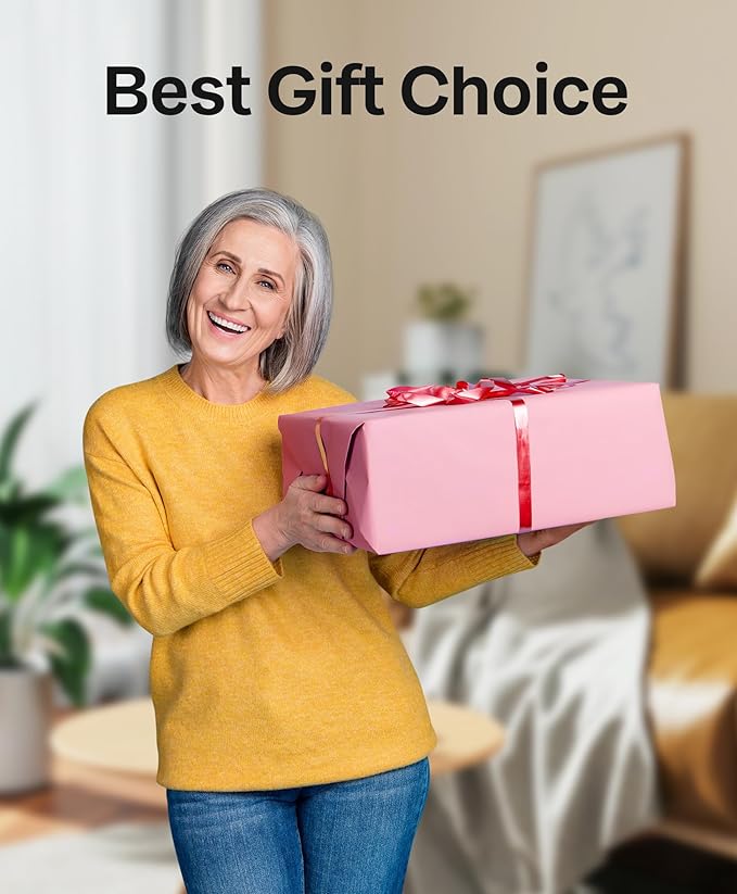 LyriFine Electric Spin Scrubber, New Full-Body IPX7 Waterproof Bathroom Cleaner Brush, Shower Scrubber with Long Handle & 2 Speed, Heads Replacement, Cleaning Supplies for Tub Shower Tile Floor