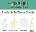 MRS. MEYER'S CLEAN DAY Liquid Fabric Softener Bottle, Basil Scent 32 Fl oz (Pack of 4)