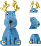 Deer Glasses Holder Resin Eyeglass Stand Desktop Ornament Eyewear Organizer Decorative Glasses Frame Display for Home Office