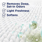Downy Free & Gentle Rinse Laundry Odor Remover, Scent Free, 48 FL OZ, Gentle on skin, No dyes or heavy perfumes, Fabric Softener and Laundry Odor Removal Rinse