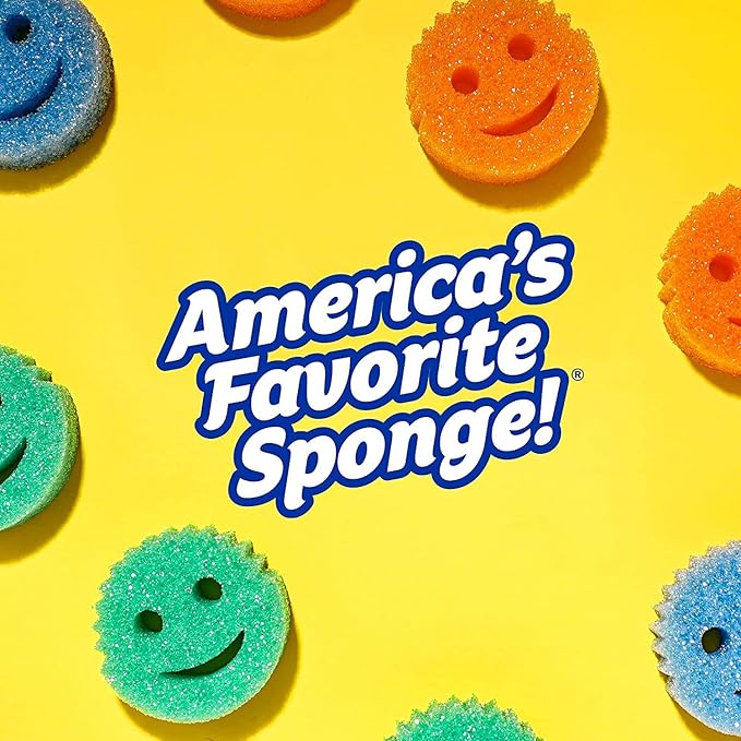 Scrub Daddy Sponges & PowerPaste XL Value Pack - 4 Scrub Daddy Multipurpose Dish Sponges & PowerPaste XL All-Purpose Cleaning Paste - Scratch-Free, Multi-Surface Household Cleaning Supplies Kit (5ct)