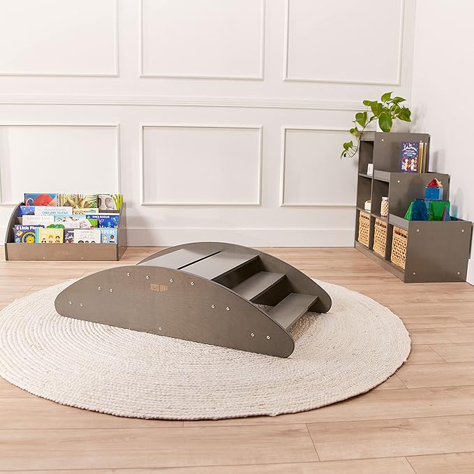 ECR4Kids 3-2-1 Cube Storage Cabinet, Display Shelf, Grey Wash