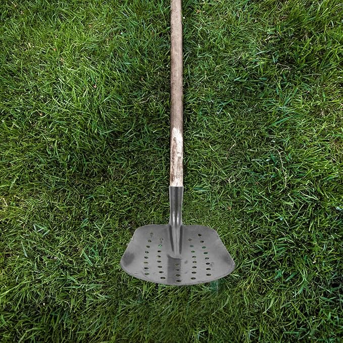 Homoyoyo Sewer Drainage Leakage Spade Tools Metal Sifting Shovel Tool Shovel Drain Mud Metal Sifting Mud Scoop Iron Portable Manure Spoon Sewer Line Cleaner