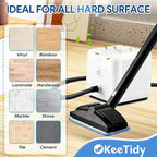 Reusable Microfiber Pads Compatible with Dupray Neat Steam Cleaner Replacement Mop Cleaning Pads, Reusable Cloths and Small Bonnets, 3+3 Pack