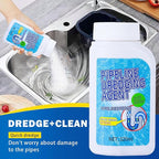 Liapu Drain Clog Remover, Pipeline Dredging Agent, Powerful Quick Cleaning Drain Toilet Cleaner Tool, Unclog Toilet Clog And Kitchen Sink Pipe Unblocker Powder