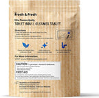 Disposable Toilet Bowl Cleaners(20 Tablets) Odor Eliminator, Fresh Scent, Multipurpose Residential and commercial Toilet Cleaners 2-3 week Lasting Toilet Bowl Cleaner