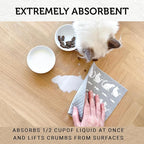 Nordhus Design Swedish Dishcloths, 5 Cat Cloths, Made in Sweden - Reusable, Washable Cellulose Cotton Kitchen Cloths - Replace Paper Towels, Wipes, Sponges, Dish Rags