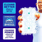 Mr. Clean Magic Eraser Foaming Sponge, All Purpose Cleaner, Dawn Cleaning Power, Wall, Sneaker, Oven Cleaner, Kitchen, Bathroom, Shower Cleaning Supplies, Scrubber, Ultra Foamy, 7ct