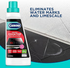 Carbona Ceramic Cooktop Cleaner | Grease & Burnt-On Food Remover | Non-Abrasive Formula | 16.8 Fl Oz, 3 Pack