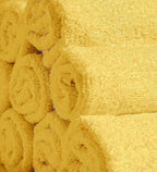 Softolle 100% Cotton Washcloths 24 Pack (12x12 Inches) Soft, Highly Absorbent Washcloth, Face Towels, Wash Cloths for Face, Ring Spun, Bulk Pack (Yellow)