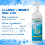 CleanSmart Daily Surface Spray Disinfectant, Kills 99.9% of Viruses, Bacteria, Mold & Fungus, 16 oz Bottle (Pack of 3)