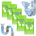 Wild Tornado Sink and Drain Cleaner, Wild Sink and Drain Cleaner Powder, Fast Foaming for Kitchen/Bathroom/Toilet Pipeline Quick Cleaning Tool (5PCS)