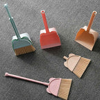Children Small Broom and Dustpan Set,Learning Sweeping Tool,Kids Broom Kits,for Kitchen Bathroom Pet,Boys&Girls