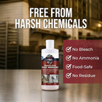 CLEAN MY STEEL 8.5 oz Stainless Steel Rust Remover – NSF Approved Non-Toxic Fast-Acting Rust Stain Remover for Appliances, Sinks & Grills