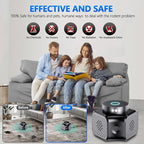 Mouse Repellent Ultrasonic Plug in, 360° Mice Repeller Indoor with 4-in-1 Pest Squirrel Rodent Deterrent Device for Attic House Garage Basement