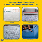 Zep Premium Carpet Shampoo - 2.5 Gal (Case of 2) - ZUPXC320 - Deep Cleaning and Stain Removal, For Carpet Machines