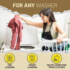 Scent Boosters for Washer, Wild Lemon Aroma - Bulk Laundry Booster Beads and Fabric Smell Deodorizer - In Wash Odor Eliminator Pods for Fresh Scented Clothes