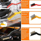 Cleaning Brush, 9 Pcs Hard Bristle Crevice Cleaning Brush Set for Kitchen Bathroom Toilet Grout Bottle Gap Window Tracks, Multifunctional Home Essentials Scrub Cleaning Tools