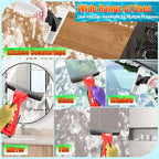 Window Vacuum Squeegee Cordless Compatible for Milwaukee 18V Battery (No Battery), Electric Window Cleaner Window Vacuum, Vacuum Squeegee for Window Cleaning, Mirror, Glass, Car Windshield