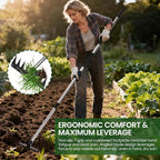 Stainless Steel Weeding Tool withSaw Blade - 4-Section Detachable Handlefor Effortless Gardening, YardWork & Weed Removal