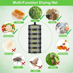6 Layer Herb Drying Rack, Herb Drying Rack Hanging Mesh, Foldable Plant Drying Net With U-Shaped Zipper, Garden Shears, Hooks, For Drying Herbs Plants, Flowers, Fruits, Food, Clothes(6 Layers-23.62'')