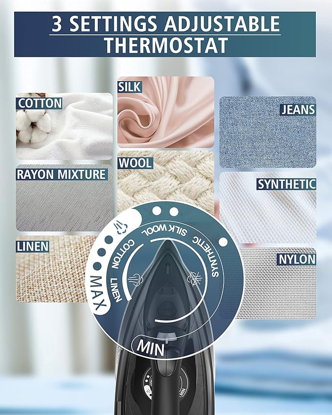 Home Steam Iron Bundle Set, Efficient Ironing, Easy to Carry, Suitable for All Kind of Garments