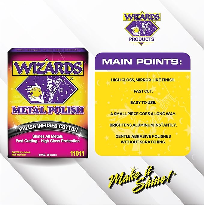 Wizards Metal Polish_Silver, Brass, Stainless & Aluminum Car Care 3oz-wt_11011