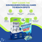 True Fresh Dishwasher Cleaner & Deodorizer Tablets, 24-Pack Dishwasher Maintenance Tablets for Interior, Pump, Filter, Spray arm & Drain, Helps Remove Grease, Limescale & Mineral Buildup 1-Year Supply