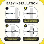 Heavy Duty Drywall Anchors and Screws Kit Including Self-DrillingToggle Anchors & Screws - Durable Zinc Self Drilling Drywall Anchors for Hanging Pictures & More