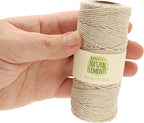 The Beadsmith 100% Hemp Cord – Natural Color – 2mm, 197 Foot Spool, 20LB Test Strength – Twine for Jewelry Making, Macrame, Paper Crafts, Gardening, Scrapbooking, Home Décor, DIY String Art & More
