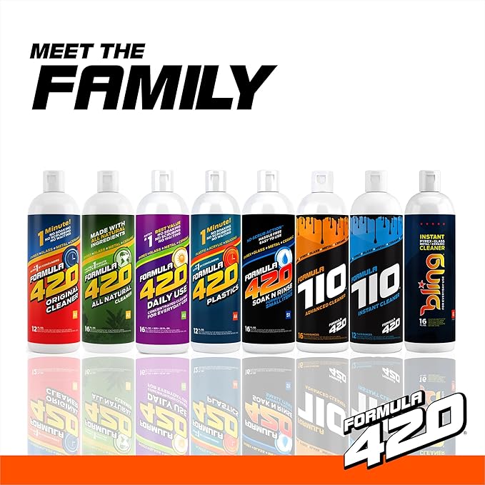 Formula 420 Glass Metal Ceramic Pipe Cleaner, 12 Fl Oz (Pack of 4)