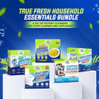 True Fresh Dishwasher Cleaner & Deodorizer Tablets, 24-Pack Dishwasher Maintenance Tablets for Interior, Pump, Filter, Spray arm & Drain, Helps Remove Grease, Limescale & Mineral Buildup 1-Year Supply