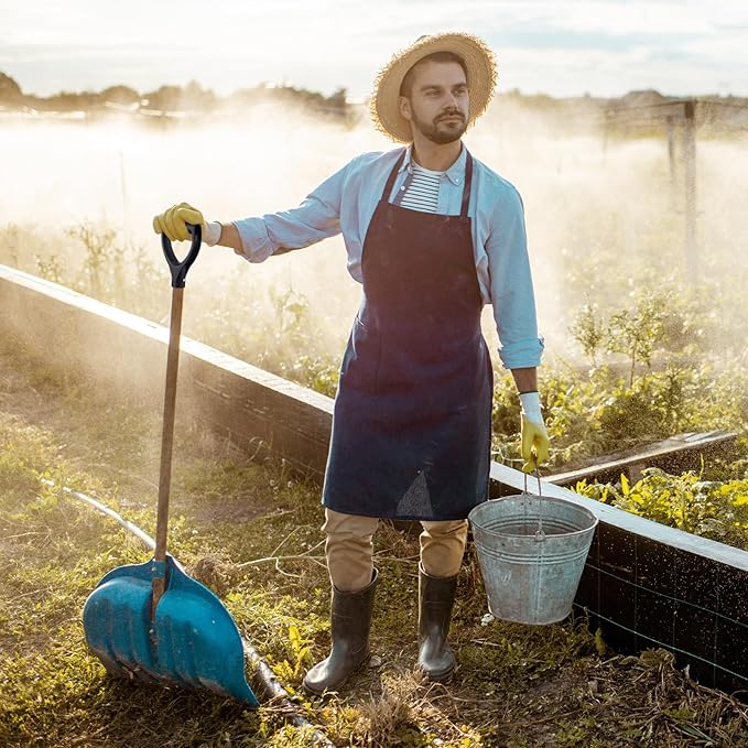 Plastic Spade Shovel D Grip Binding with 6 Post Screw 1-1/4" /32mm Inner Diameter PVC Shovel D Grip Handle Replacement for Digging Raking Tools