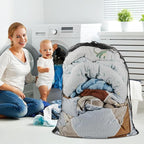 2 Pack Mesh Laundry Bags, Large Travel Laundry Washing Bags for Dirty Clothes Storage, 24" X 36" Washable Heavy Duty Laundry Net Bag With Drawstring for College Dorm, Hamper, Room, Laundromat (Black)