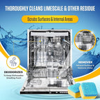 Dishwasher Cleaner Tablets - 24 Tablets (1-Year Supply) Lemon-Scented, Heavy Duty Cleaning Descaler Pods for Dish Washer, Deep Cleans & Maintains Your Dishwashing Machine for Optimal Performance
