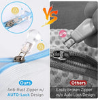 3 Pack 3 Size Mesh Laundry Bags Set for Delicates with AUTO-Lock Zipper, Lingerie Bags for Washing Delicates, Laundry Bags Mesh Wash Bags, Delicates Laundry Bag for Jeans,Blouse,Stocking,Bra