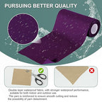 Canvas Repair Tape, 4×63 Inches Purple Waterproof Self-Adhesive Patch for Outdoor Gear, Durable and Weatherproof Fabric Tape for Boat Covers,Couch,Tents, Sofas, Sun Shades, Awnings, and Lounge Chairs
