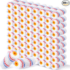 Leumoi 200 Pcs 4 Inch Mini Paint Roller Bulk Small Microfiber Roller Cover 1/2" Nap for Paint Brush for House Painting Supplies DIY Craft Home Wall Repair Tool Kit Set(Red Blue)