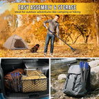 Adjustable Leaf Rake, Heavy Duty Metal Rake for Leaves, Long Handle 30"-90" with Expandable Head 8"-17", Collapsible Small Rakes for Lawns, Gardening, Yard, Camping, Shrub, Grass, Bush, Weed, Debris