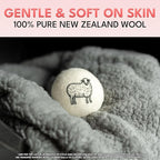 Lavender Scented Wool Dryer Balls – 6 XL Pack – Natural Fabric Softener, Reusable, Reduces Static, Reduces Wrinkles & Shortens Drying Time, Made W/Essential Oil, 100% Pure Wool