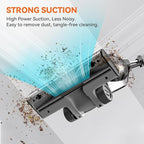 Corded Stick Vacuum Cleaner, 20000pa Powerful Suction Stick Vacuum with 16Ft Cord, 2 in 1 Lightweight Vacuum Cleaner for Hard Floor Pet Hair - Orange