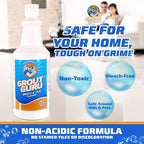 Grout Cleaner for Tile Floors 1 Quart Made in USA - Heavy Duty Tile Cleaner Ceramic Floor for Deep Cleaning Restore Easy to Use Bathroom Shower Kitchen Outdoor Porcelain